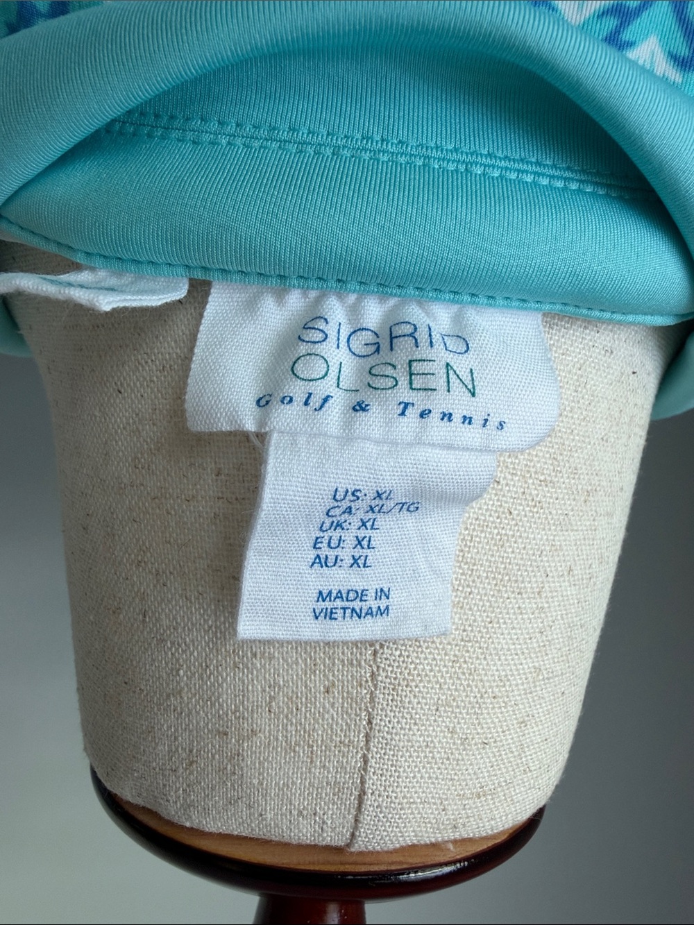 Sigrid Olsen Sleeveless Polo Dress / size XL - Picture 4 of 4